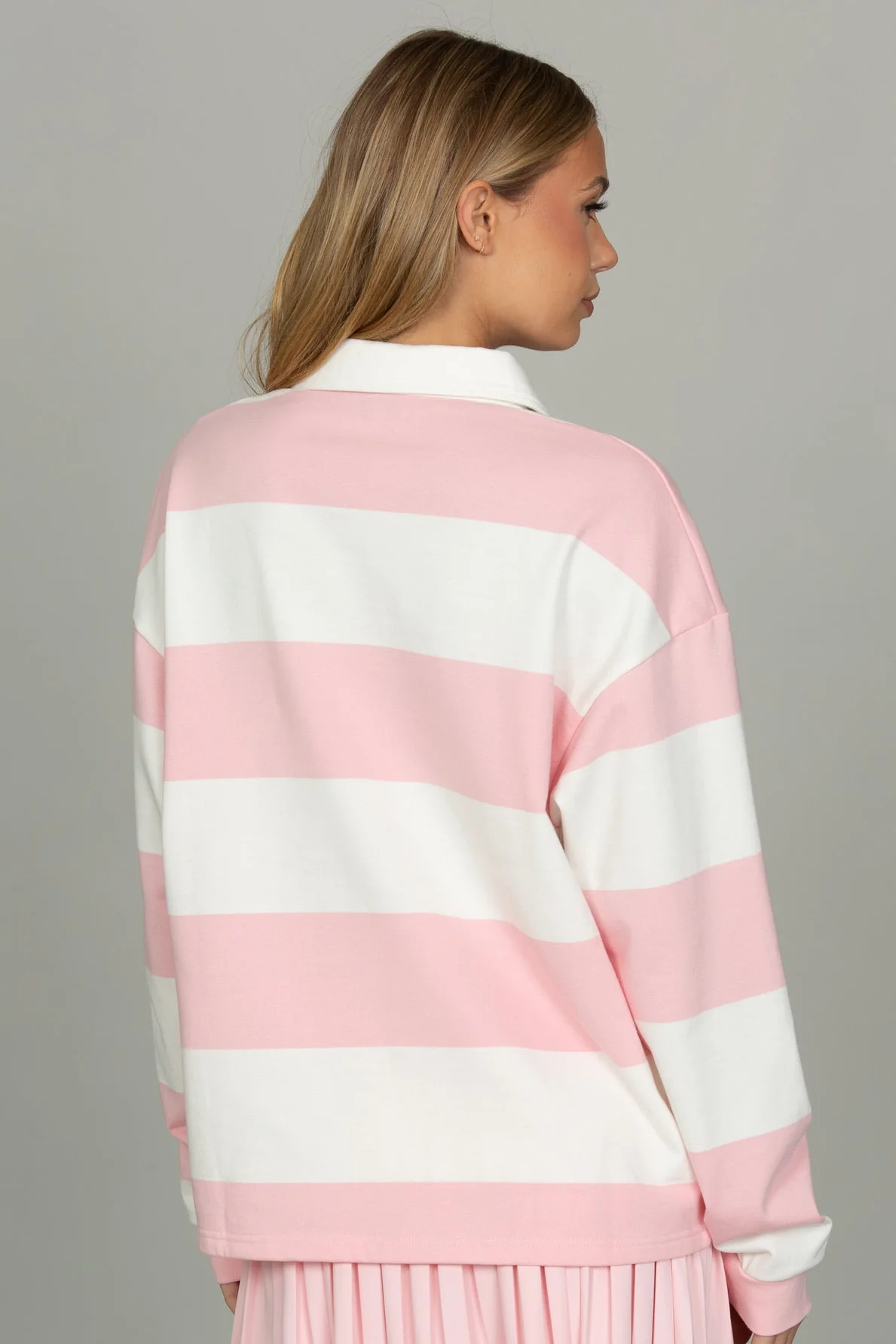 Almond Blossom Striped Rugby Top - Image 3
