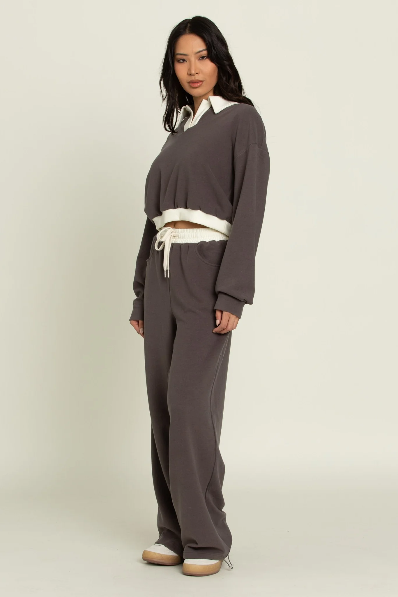 Charcoal Pullover Top - Image 5