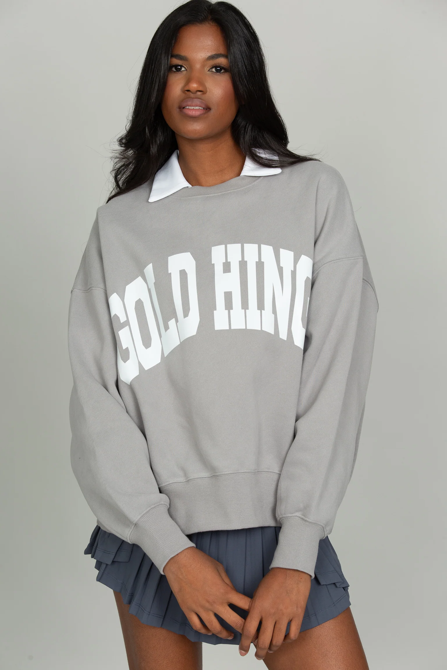 Light Grey GH Wide Arm Sweatshirt - Image 4