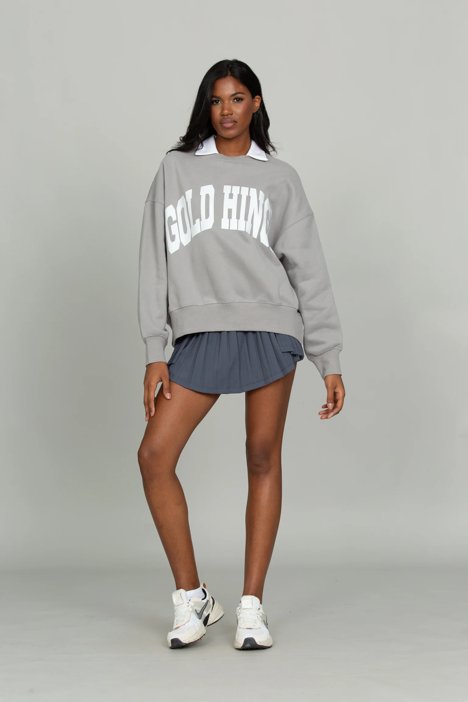 Light Grey GH Wide Arm Sweatshirt - Image 6