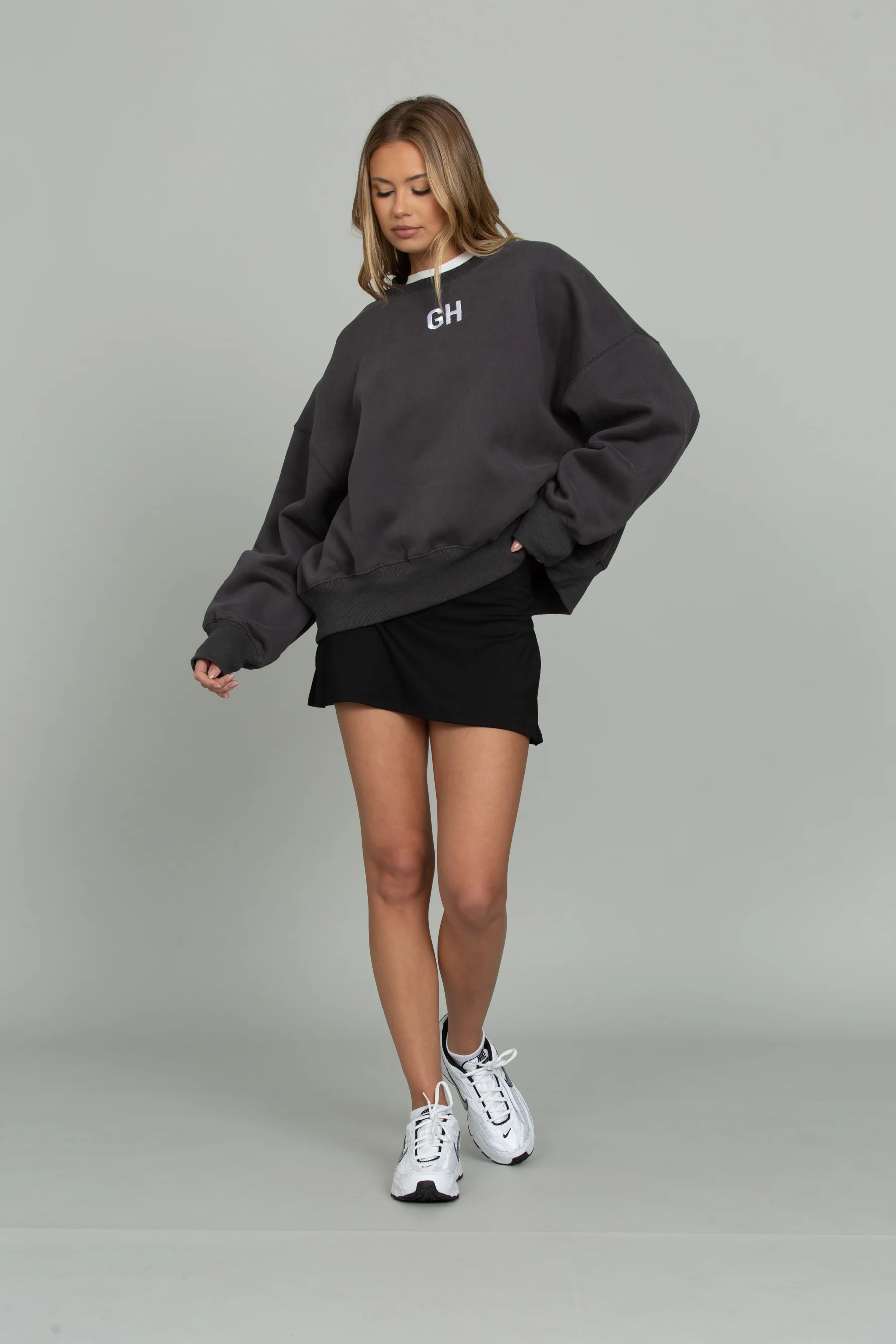 Off-Black GH Embroidered Sweatshirt - Image 6