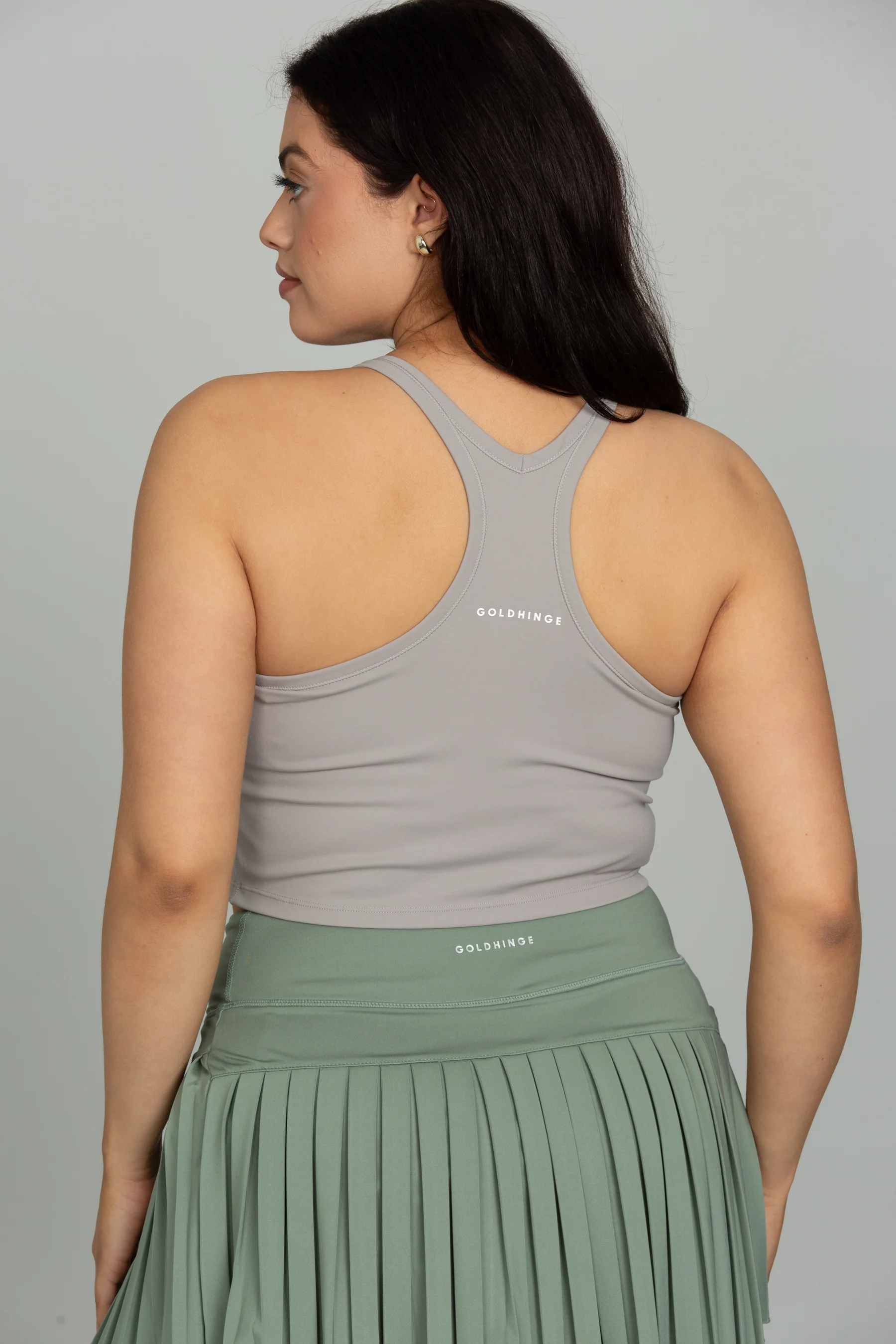 Sandstone Racerback Crop Tank - Image 3