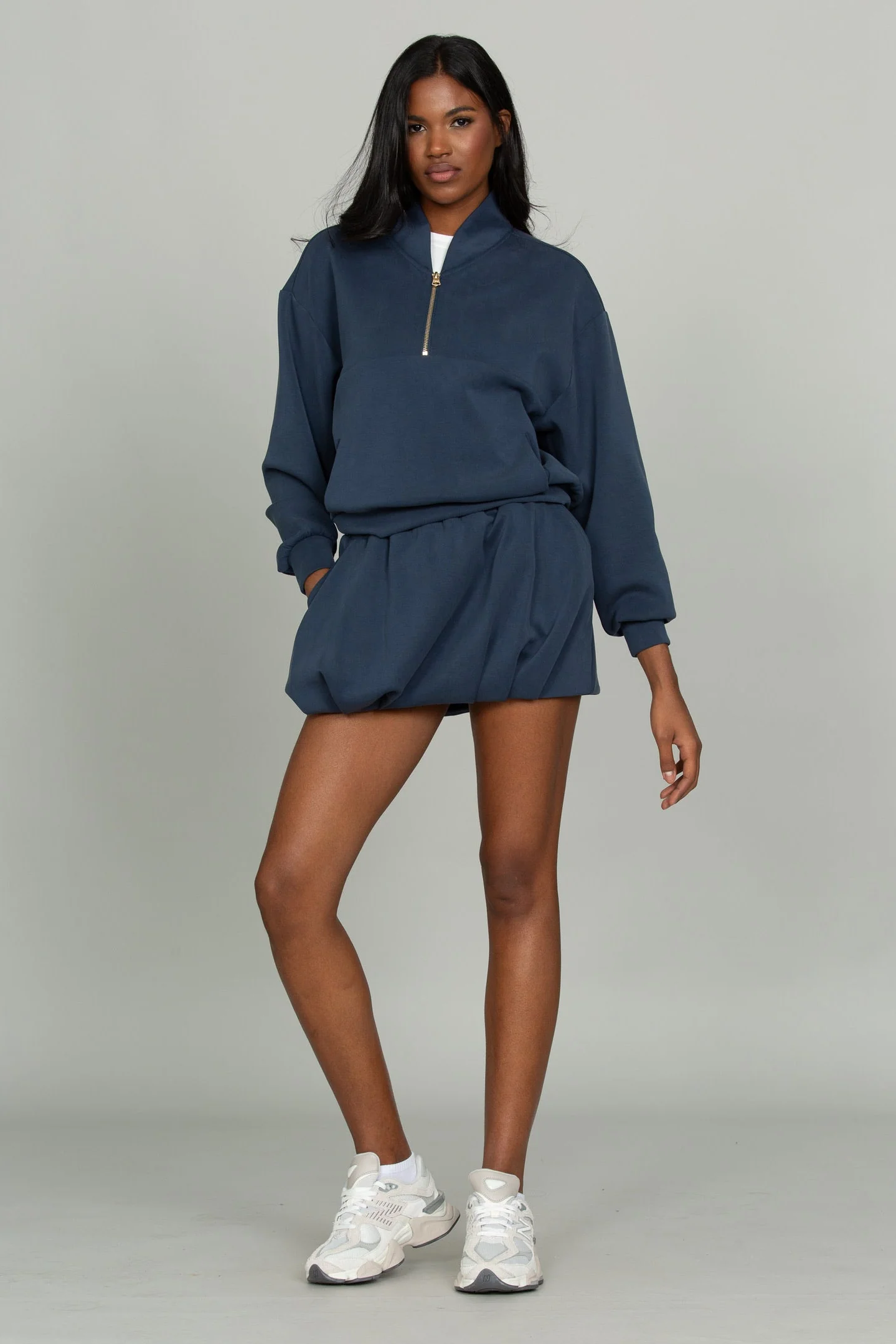 Stone Navy LuxeSoft Lounge Quarter Zip - Image 9